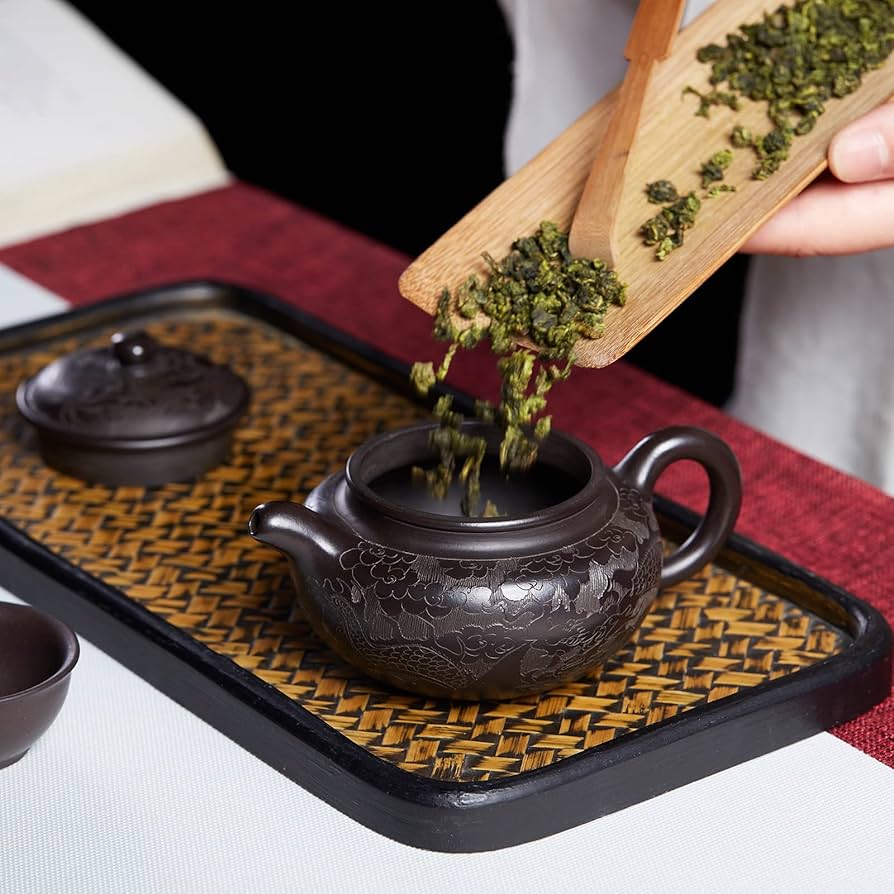 Amazon.co.jp: ポカロティー ティーポットセット 陶器 黒泥龍紋紫砂