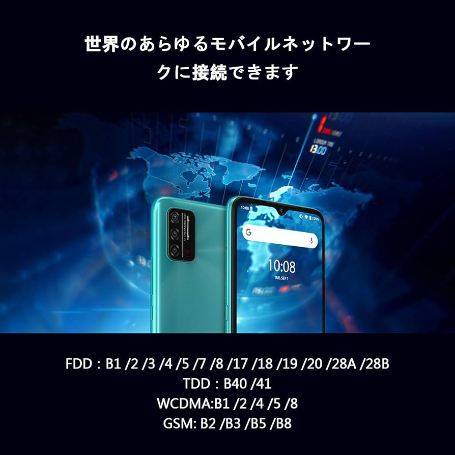 Amazon | UMIDIGI A7S スマートフォン本体 Android 10.0 スマホ本体