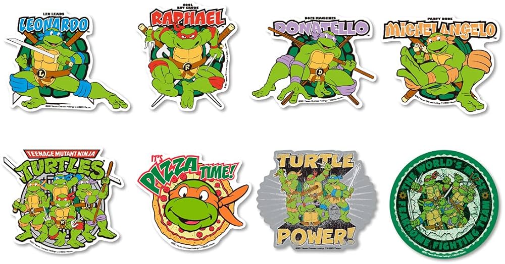 Amazon | 【全8種セット】 ミュータント・タートルズ キャラクター