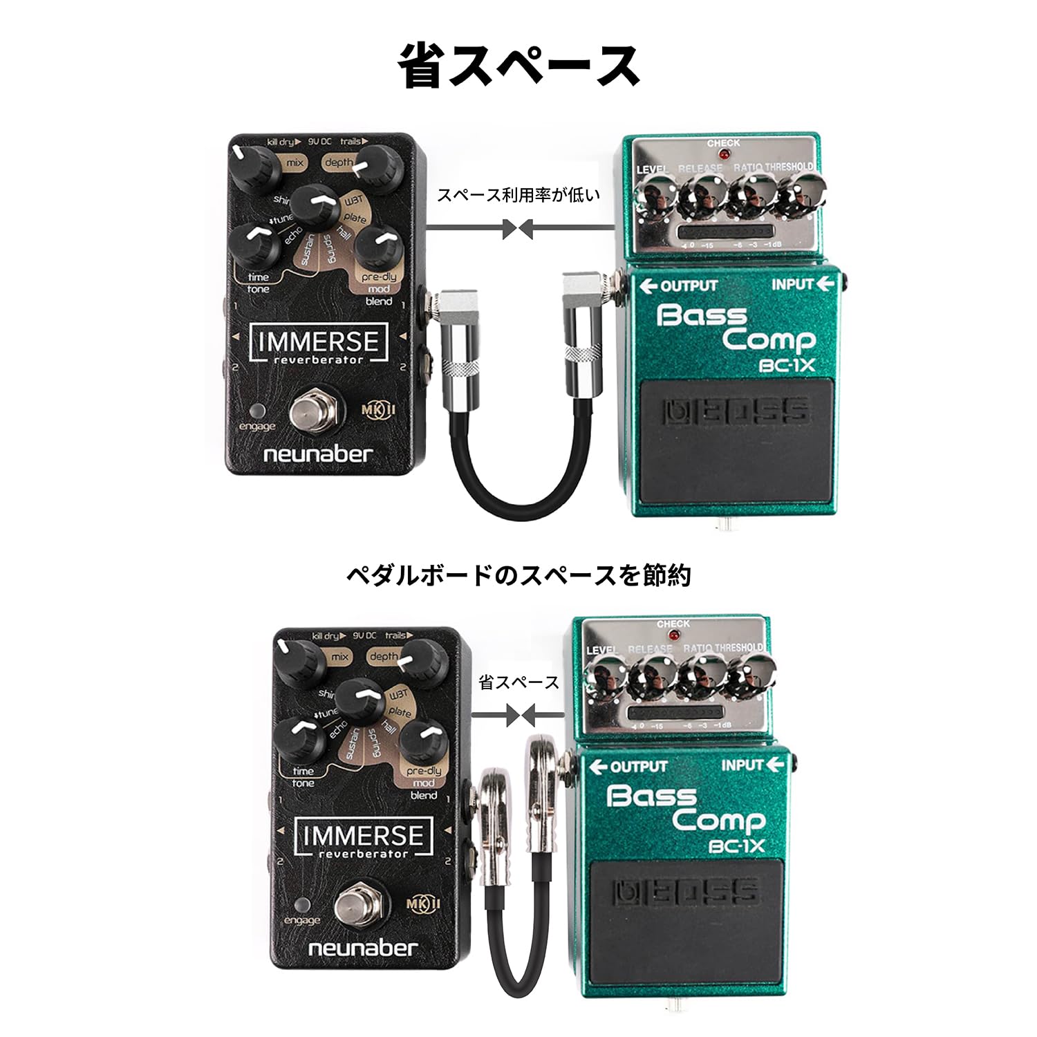 Amazon.co.jp: GHOSTFIRE 15cm ギターパッチケーブル ギター