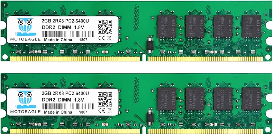 Amazon.co.jp: DDR2 800 PC2-6400 4GB (2GB×2枚) デスクトップPC用
