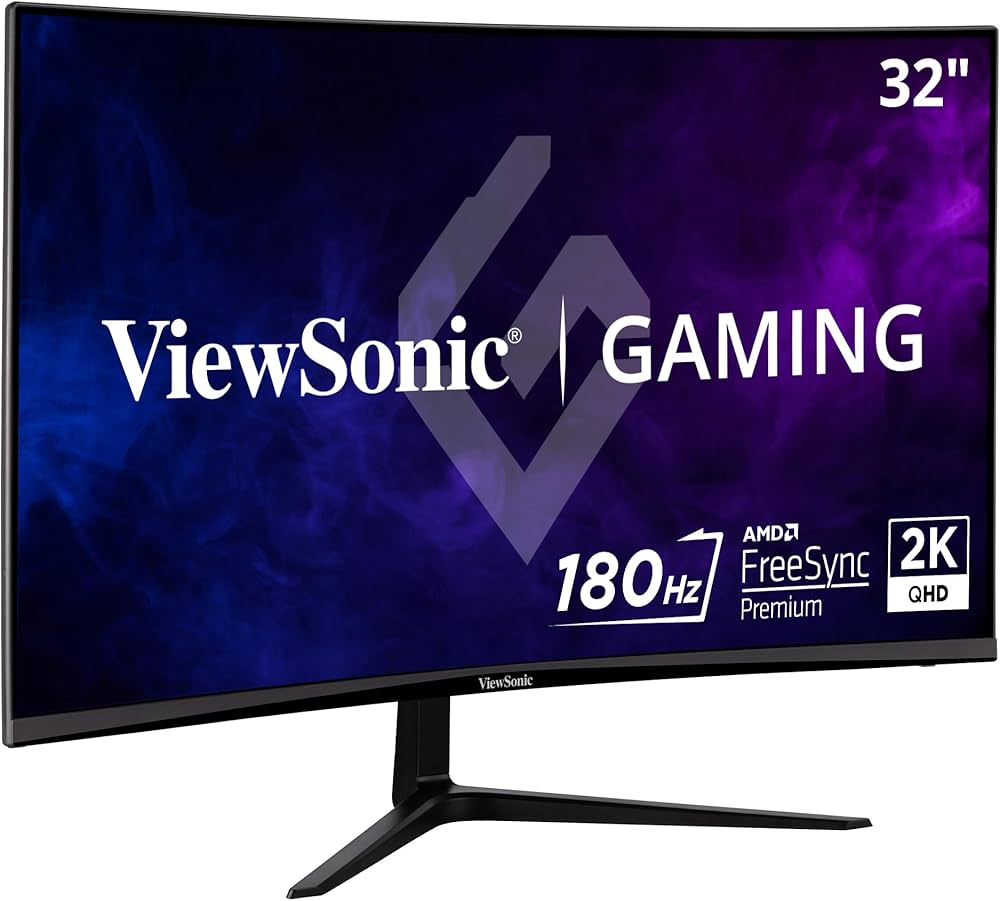 Amazon.co.jp: ViewSonic Omni VX3218C-2K 32 Inch Curved 1ms 1440p