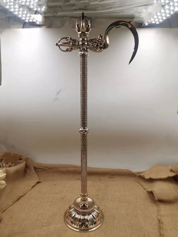 Amazon｜密教法具 寺院仏具 金剛鉤 五鈷金剛鉤 降魔杵 銅製法器