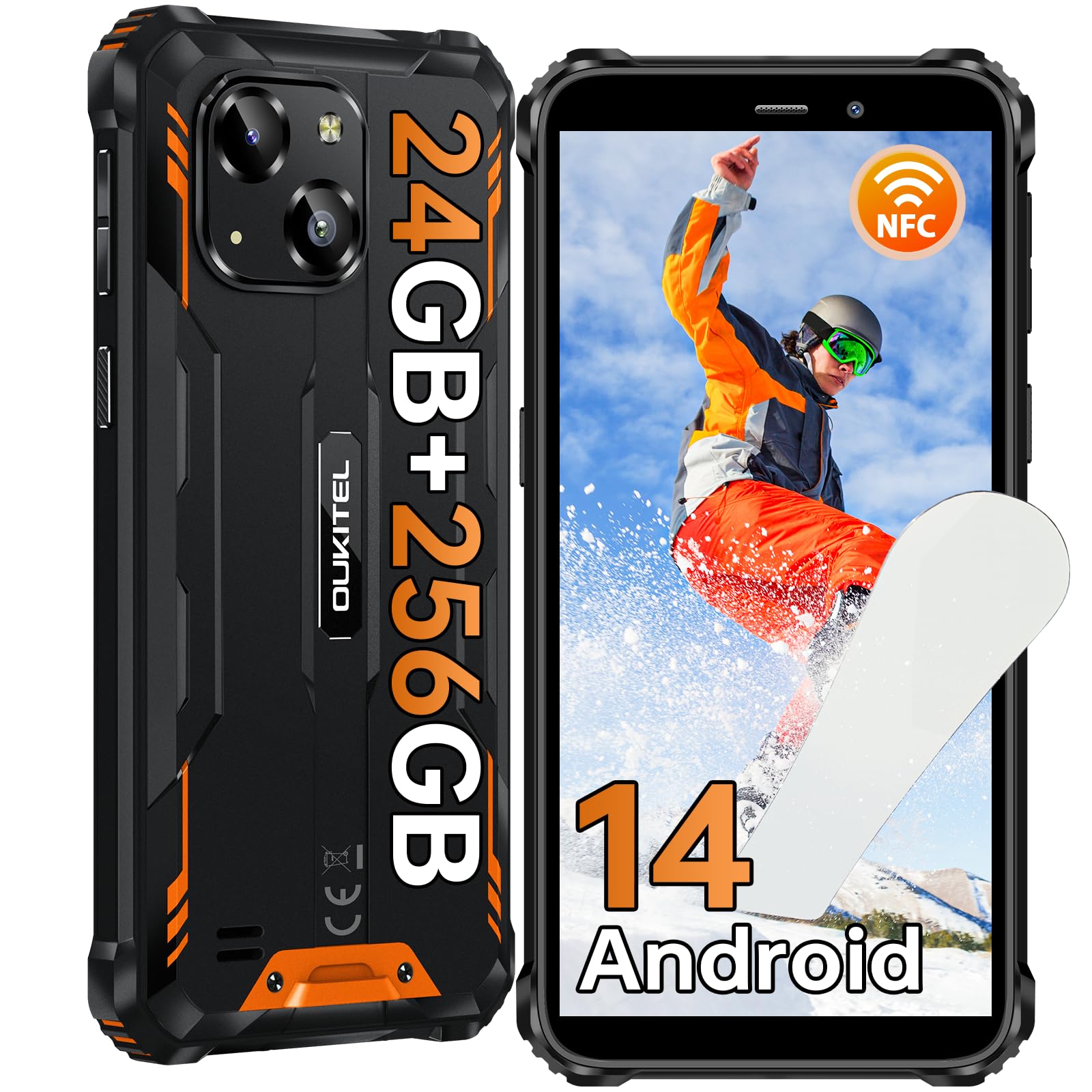 Amazon.com: OUKITEL WP32 PRO Rugged Smartphone Unlocked - 24GB RAM