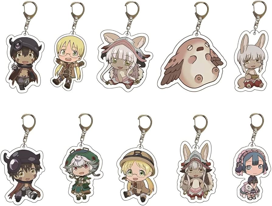 Amazon.co.jp: メイドインアビス キーホルダー 10枚セット キー
