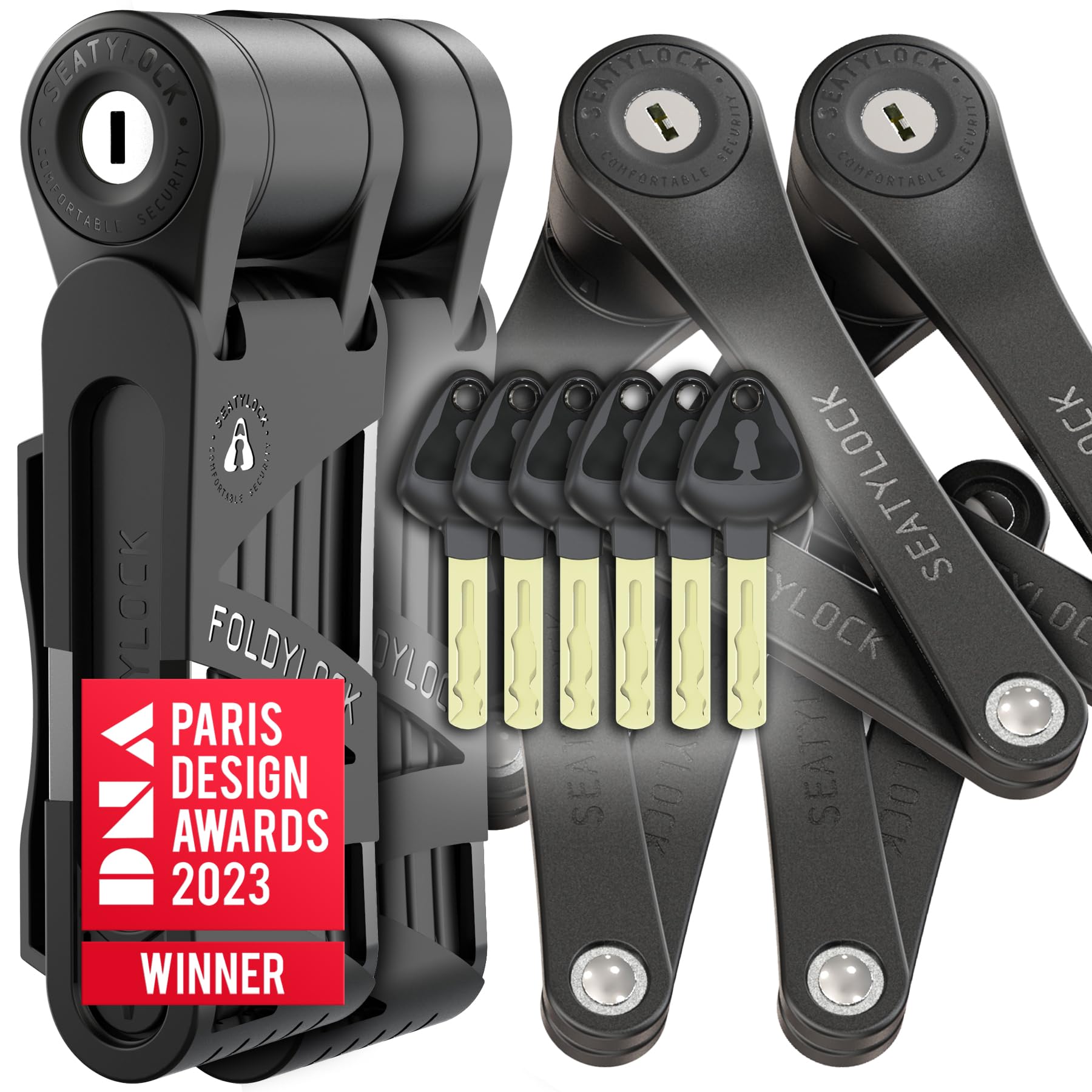 SEATLOCK FOLDYLOCK MINI ブラック 自転車ロック 鍵 SEATLOCK