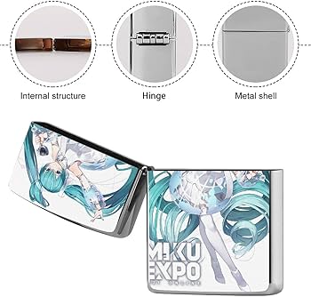 Amazon.co.jp: 初音 ミク ライターケース ZIPPO兼用ケース ジッポ