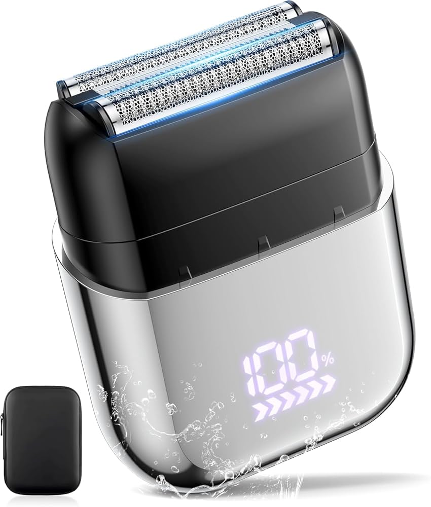 Amazon | ひげそり 電動シェーバー 小型【2026新登場 0.06mm極薄外刃