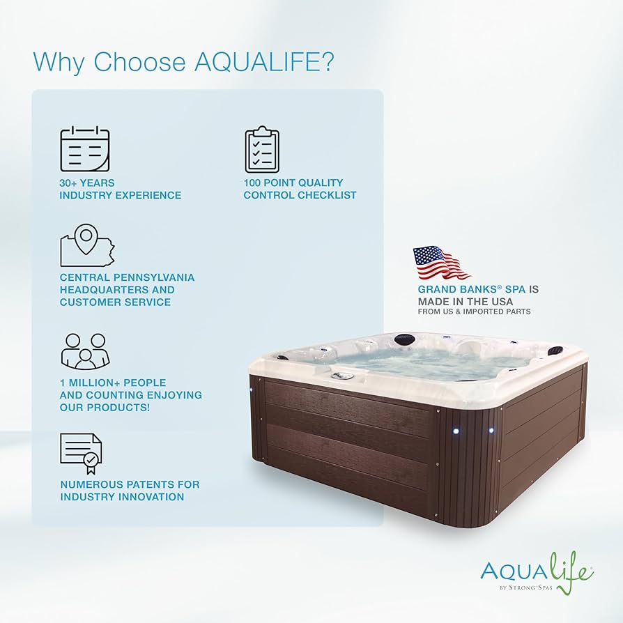 Amazon.com : Grand Banks Outdoor Hot Tub, 5-6 Person 81-Jet