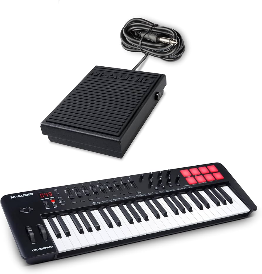 Amazon.com: M-Audio Oxygen 49 (MKV) – 49 Key USB MIDI Keyboard