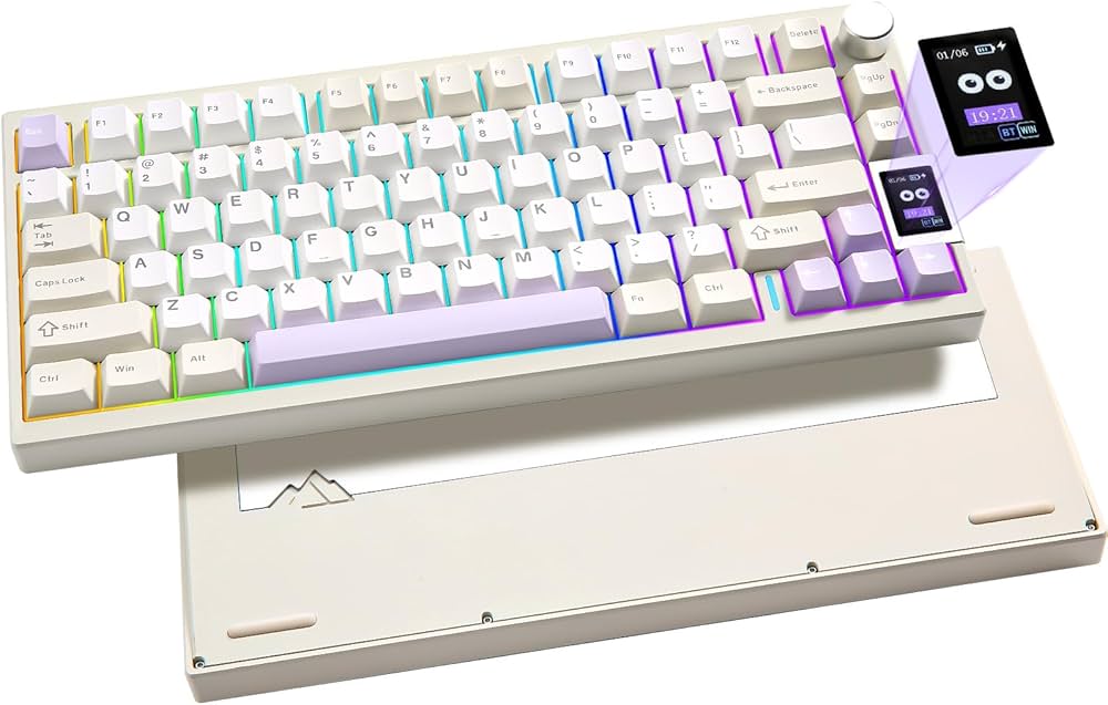 Amazon | YUNZII AL80 メカニカルキーボード ワイヤレス ゲーミング