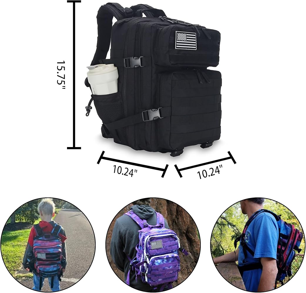 Amazon.co.jp: Lovelinks21 25L タクティカルバックパック 防水