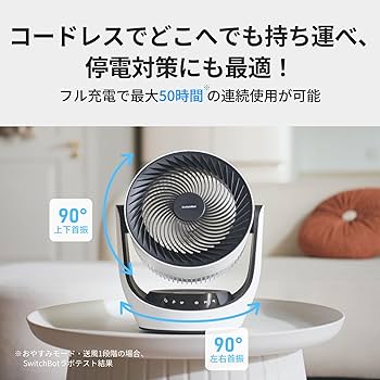 Amazon.co.jp: SwitchBot サーキュレータ― スマートリモコン ハブ2