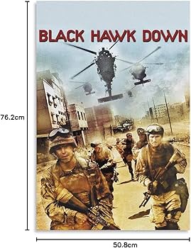 Amazon.co.jp: 映画のポスターブラックホークダウン戦争は誰も置き去り