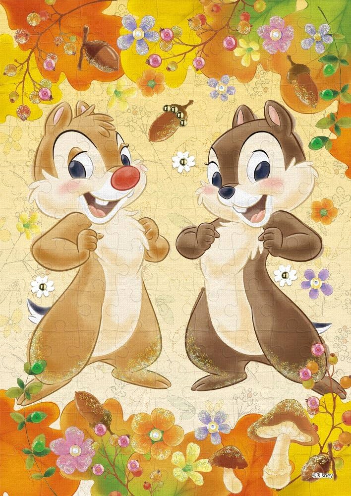 Amazon.co.jp: エポック社 108ピース ジグソーパズル Chip'n Dale