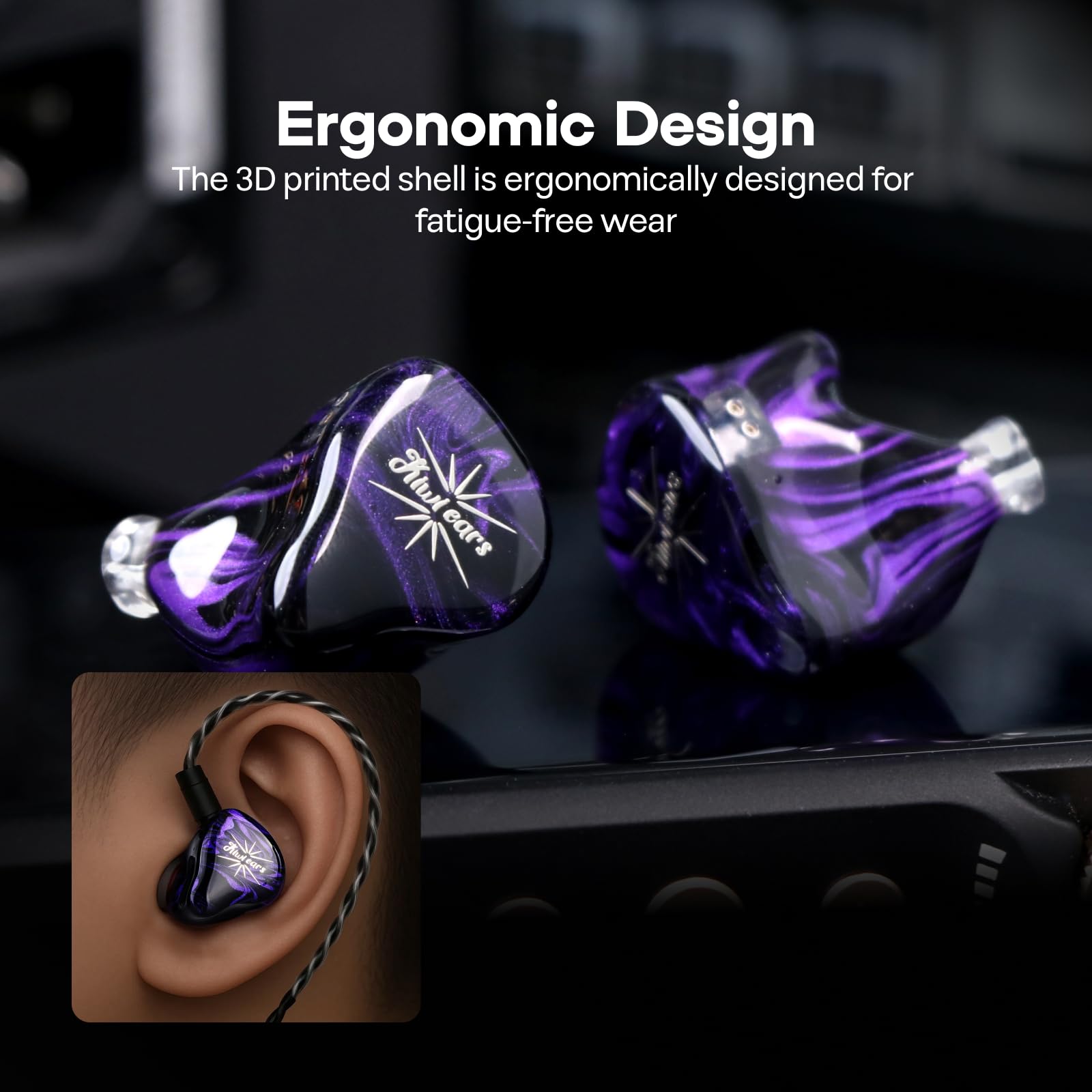 Amazon.com: Linsoul Kiwi Ears Quartet 2DD+2BA Hybrid In-Ear