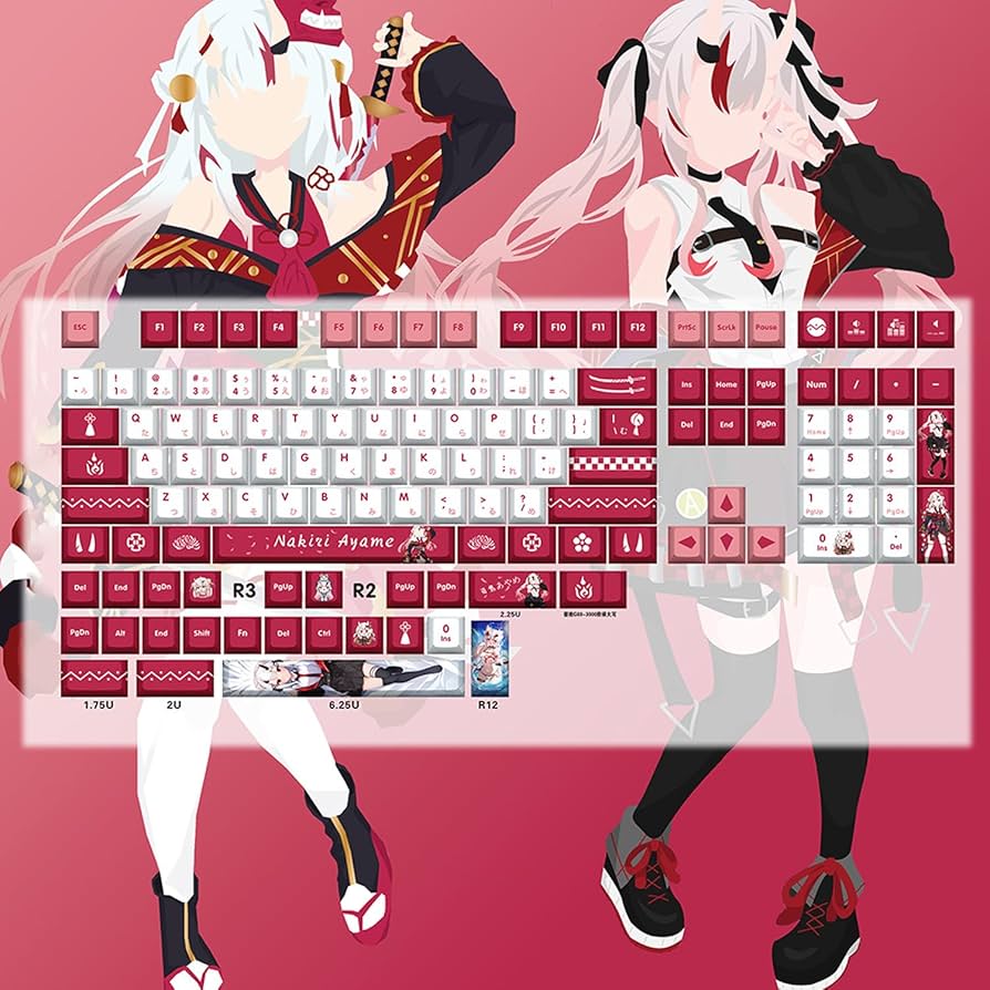 Amazon.co.jp: 日本語配列 キーキャップ 132キーセット PBT昇華キー