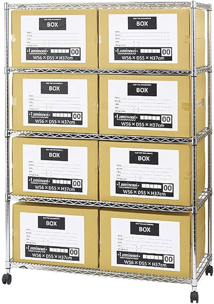 Amazon.co.jp: ドウシシャ ルミナス レギュラー ラック スチールラック