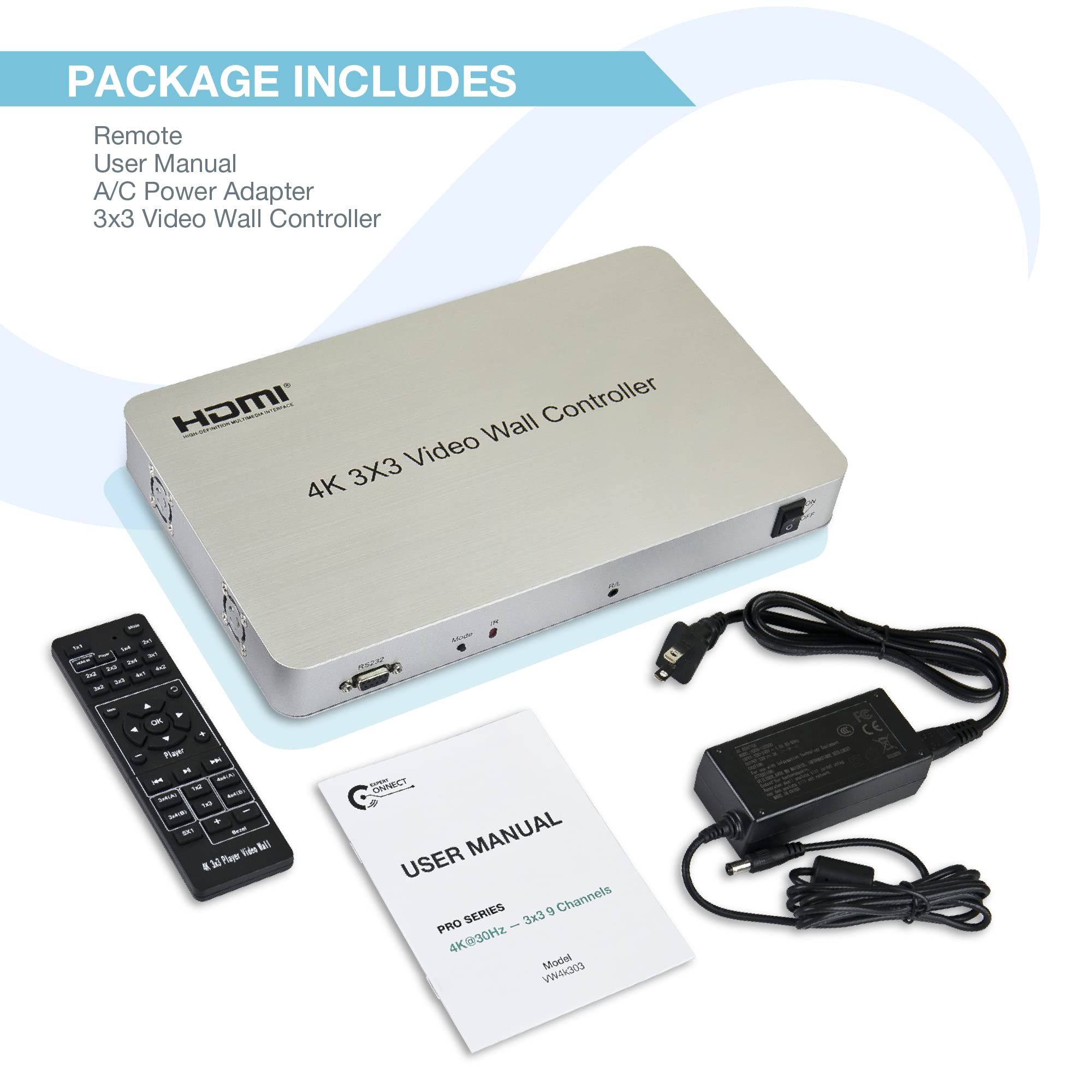 Amazon | Expert Connect 3x3 ビデオウォールコントローラー | 9