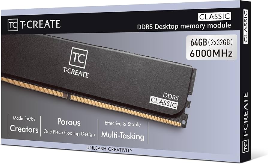 Amazon.co.jp: TEAMGROUP (旧称 Team) T-CREATE CLASSIC DDR5 6000MHz
