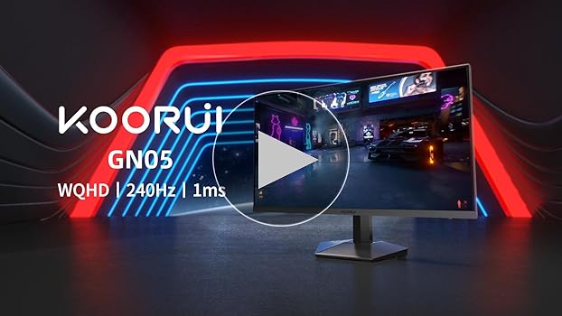 Amazon.co.jp: KOORUI ゲーミングモニター 240Hz 27インチ WQHD 1ms