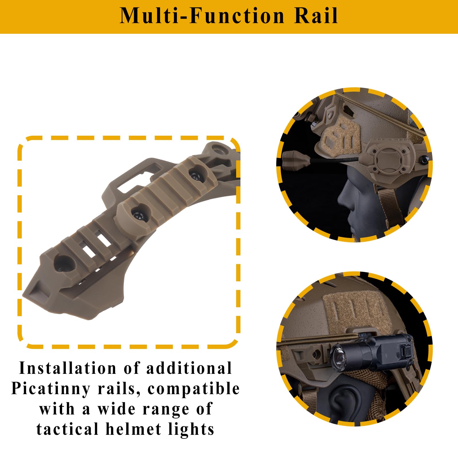 Amazon.co.jp: タクティカルヘルメットアクセサリーキット、ミリタリー