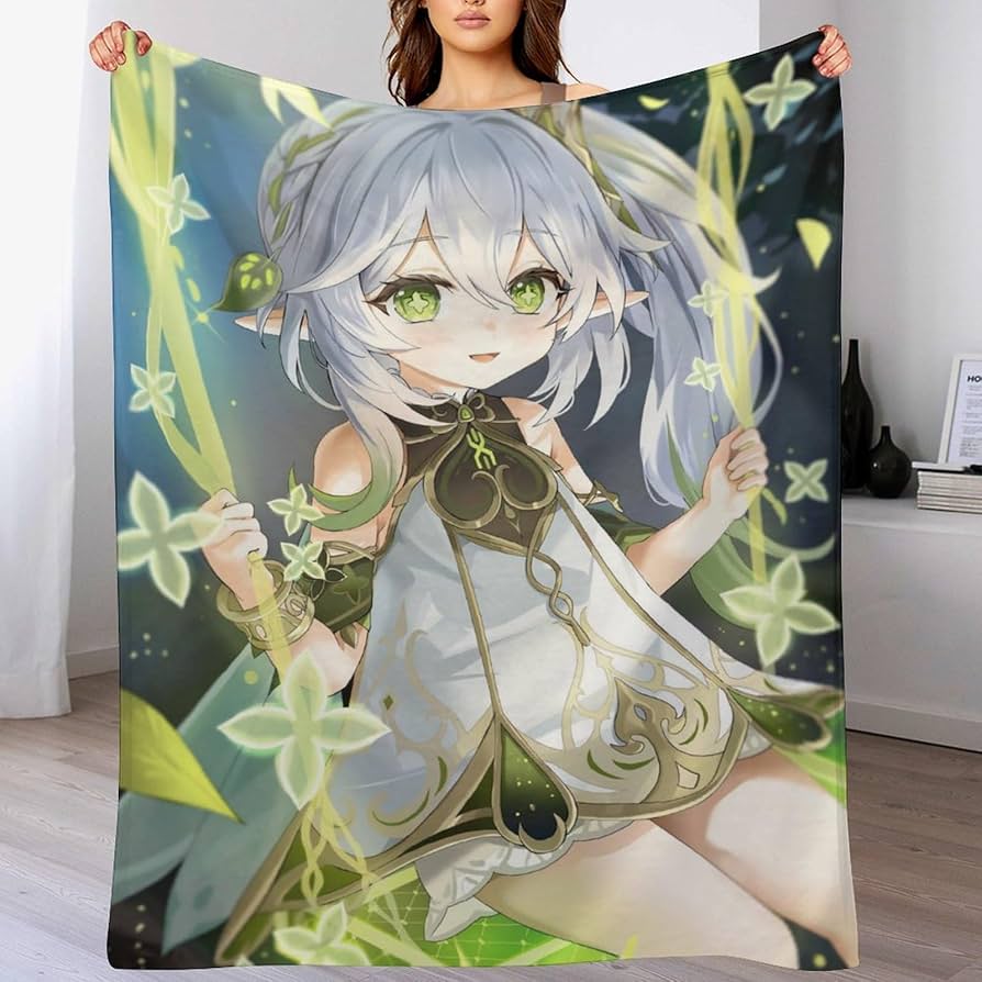 Amazon｜原神-ブランコの上のナヒーダブランケット 毛布60