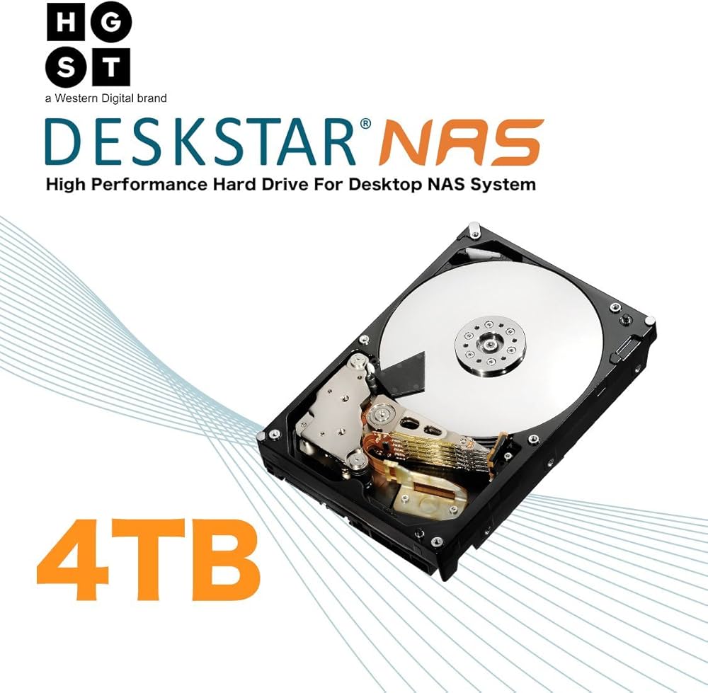 Amazon | HGST Deskstar NAS 4TB パッケージ版 3.5インチ 7,200rpm