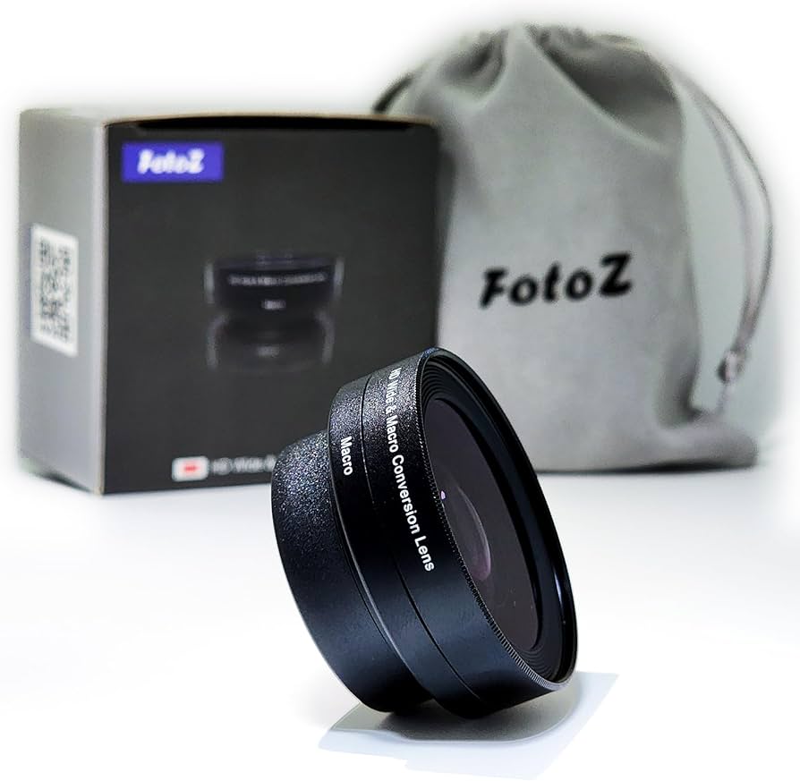 Amazon.com : FotoZ 40.5mm 0.75x Mini Wide Angle Conversion Lens(w
