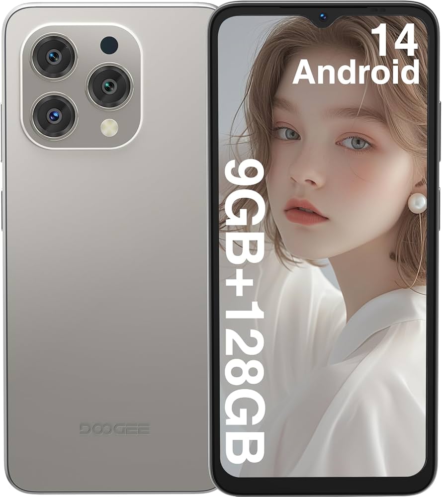 Amazon.com: DOOGEE N55 Android 14 Cell Phone,9GB+128GB Expandable