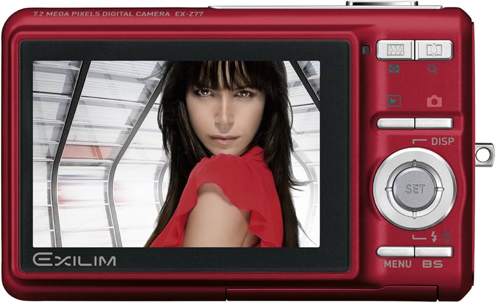 Amazon | CASIO デジタルカメラ EXILIM (エクシリム) ZOOM レッド EX