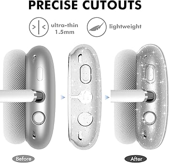 Amazon | NIUTRENDZ AirPods Max カバー クリア ケース ソフト TPU