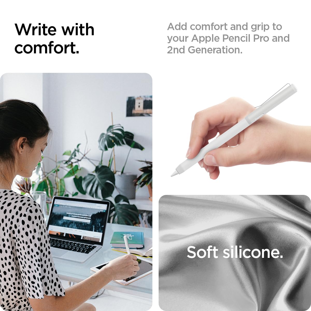 Amazon | Spigen Pencil ケース タッチペンカバー アップルペンシル