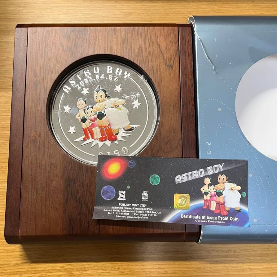 Amazon.co.jp: 純銀 鉄腕アトム 誕生記念1キロ銀貨 : ホビー