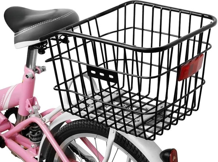 Amazon.co.jp: 自転車用後ろカゴ 大きい自転車カゴ 自転車 後ろ