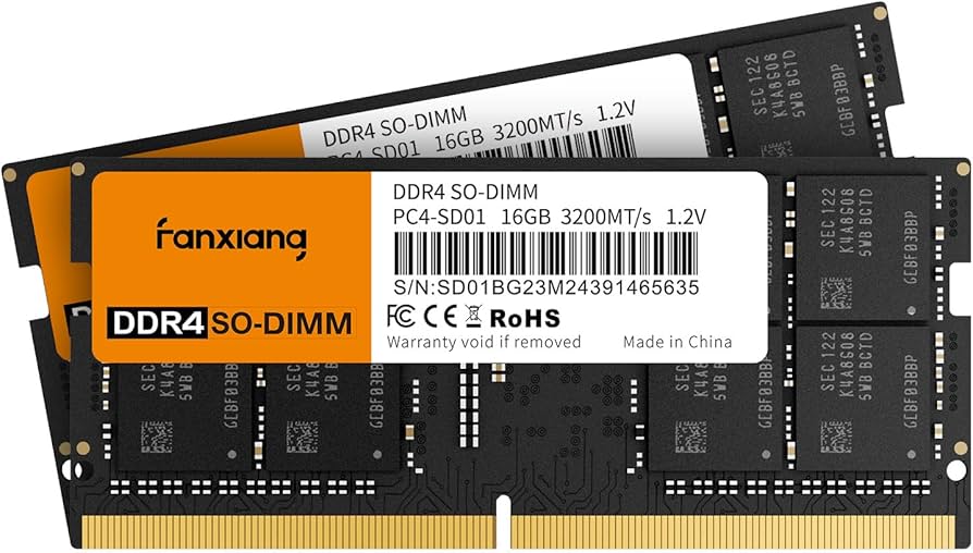 Amazon.co.jp: Fanxiang DDR4 3200Mhz 16GBx2枚(32GB) ノートPC用