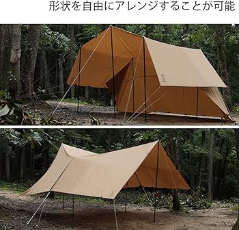 Amazon | DOD(ディーオーディー) ヌノイチM 「布1枚」のシンプルテント