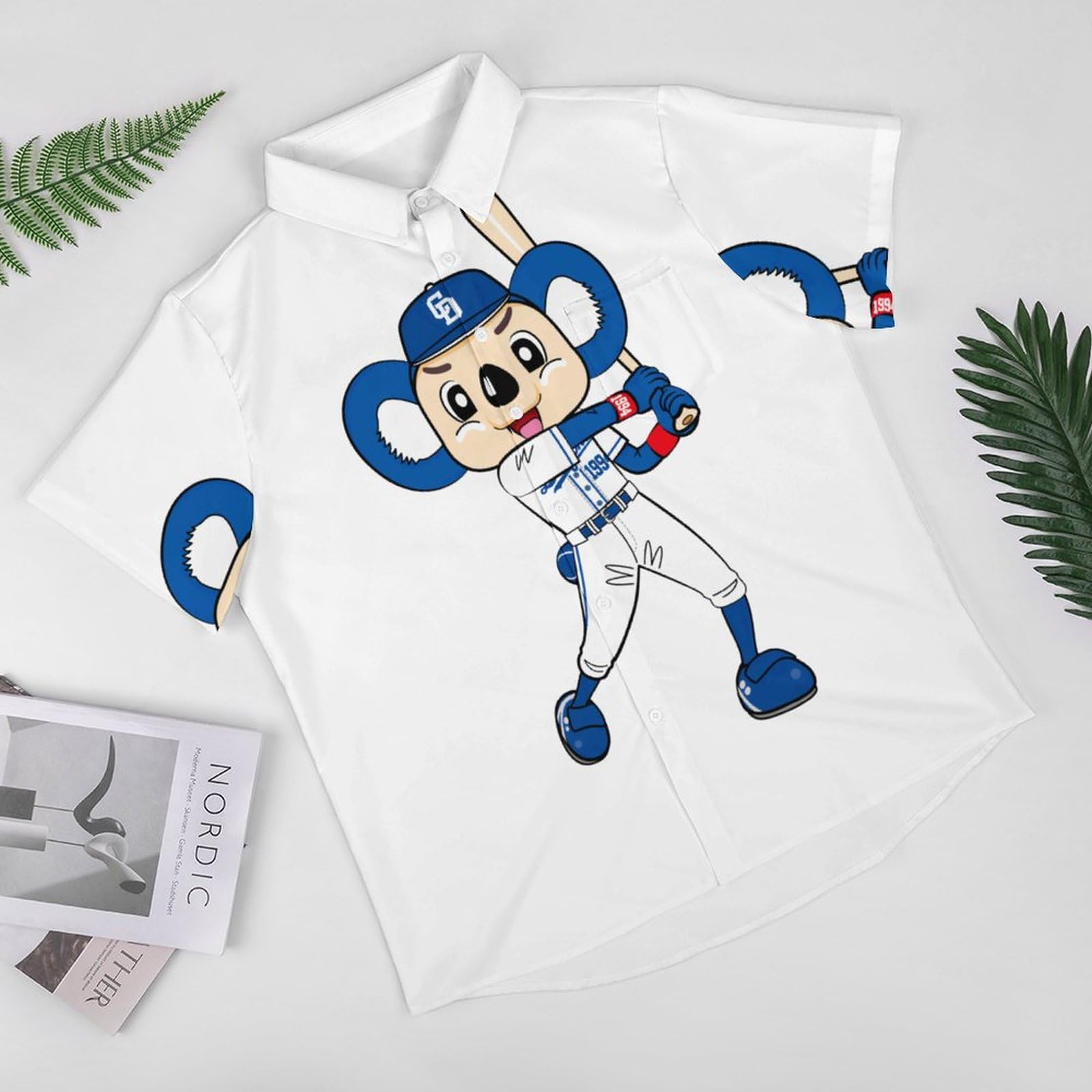 Amazon.co.jp: シャツ メンズ 半袖 中日ドラゴンズ ビーチシャツ