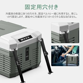 Amazon.co.jp: Alpicool 車載冷蔵庫 9L ポータブル冷蔵庫 急速冷凍