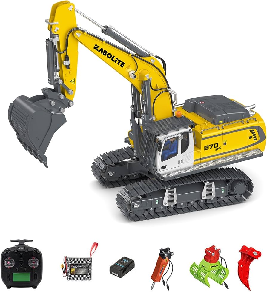 Amazon.co.jp: ラジコン ショベルカー 1/18 スケール 2.4GHz 全合金