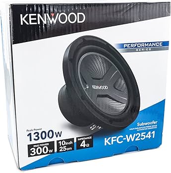 Amazon.com: Kenwood KFC-W2541 Car Subwoofer - 1300 Watts Maximum
