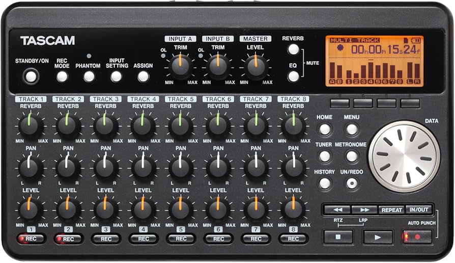 Amazon | TASCAM コンパクトMTR DP-008 | マルチトラックレコーダー