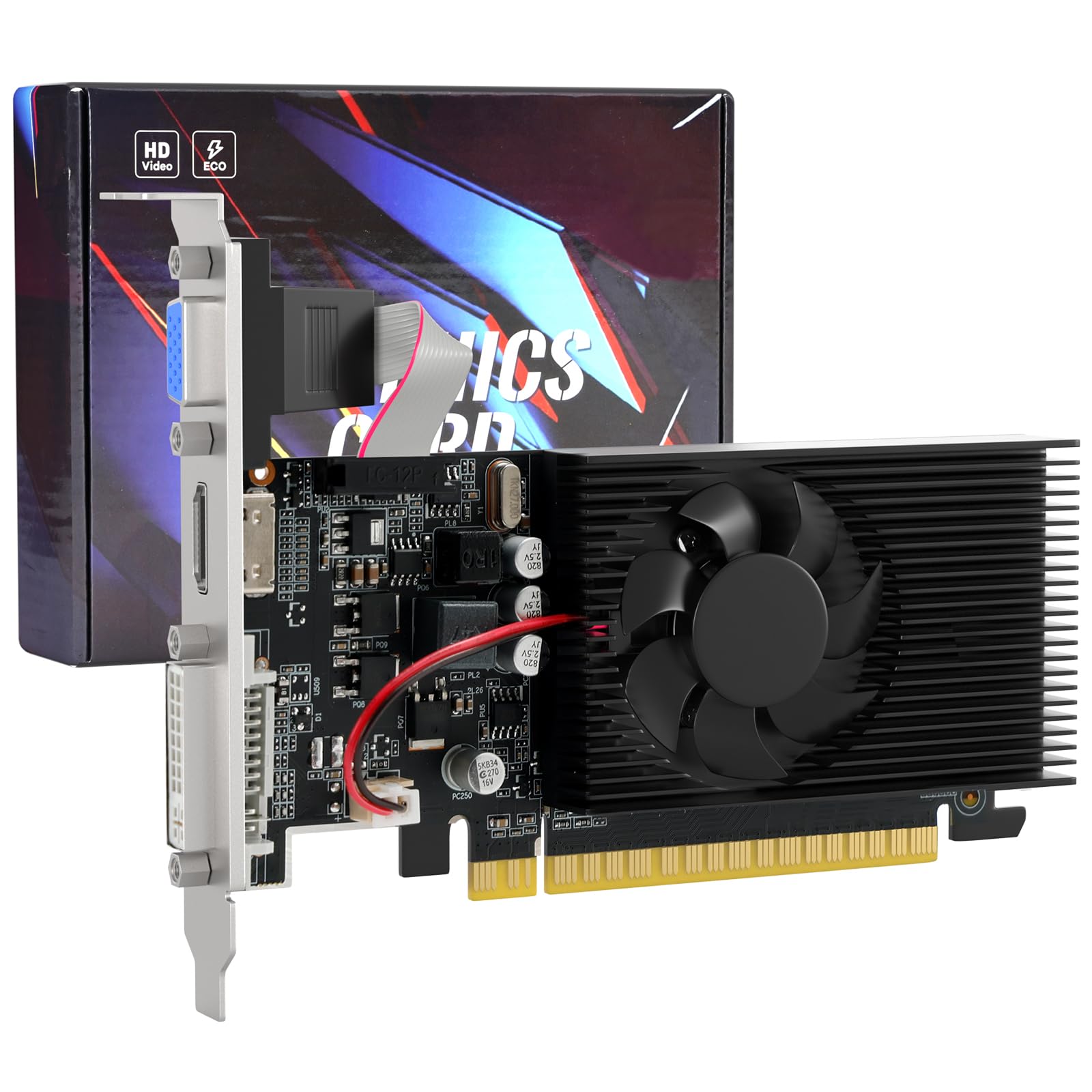 Amazon | Artudatech グラフィックボード GT730 4G GDDR3メモリ搭載