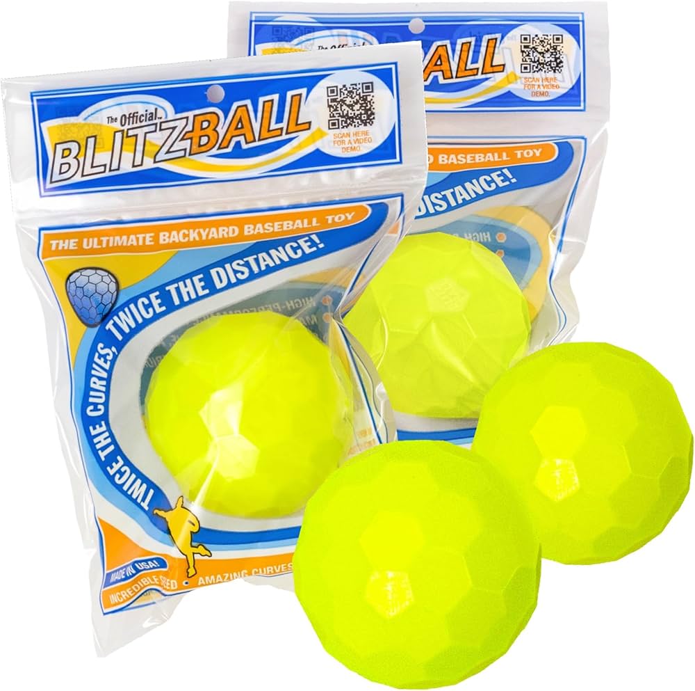 Amazon | Blitzball Plastic Baseball ( 4パック) | BLITZBALL