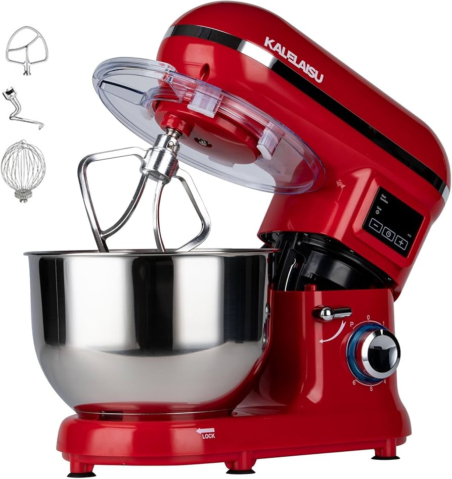 Amazon | スタンドミキサー 業務用ミキサー 5.5L大容量 99分タイマー