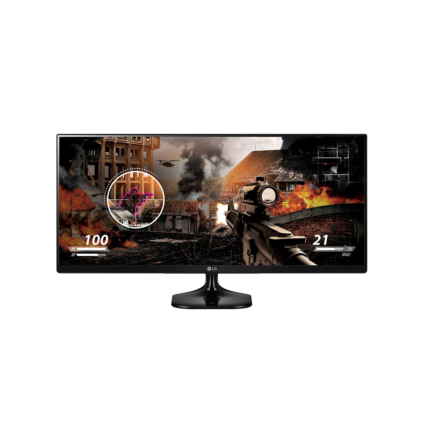 Amazon | LG 34UM58-P 34 Class 21:9 UltraWide Full HD IPS LED