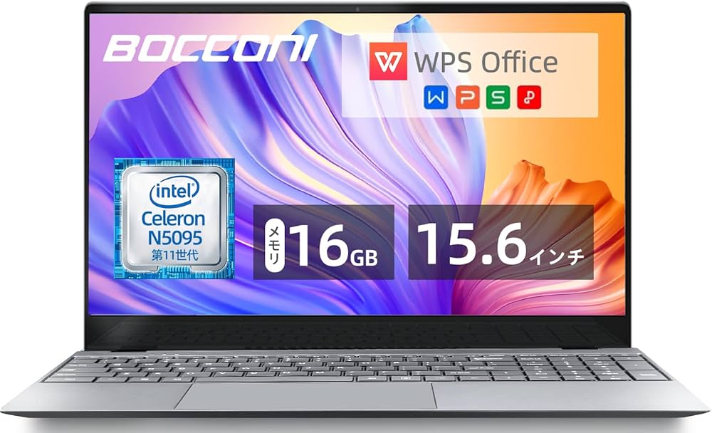 Amazon.co.jp: ノートパソコン 15.6インチ CPU N5095 16GB RAM 256GB