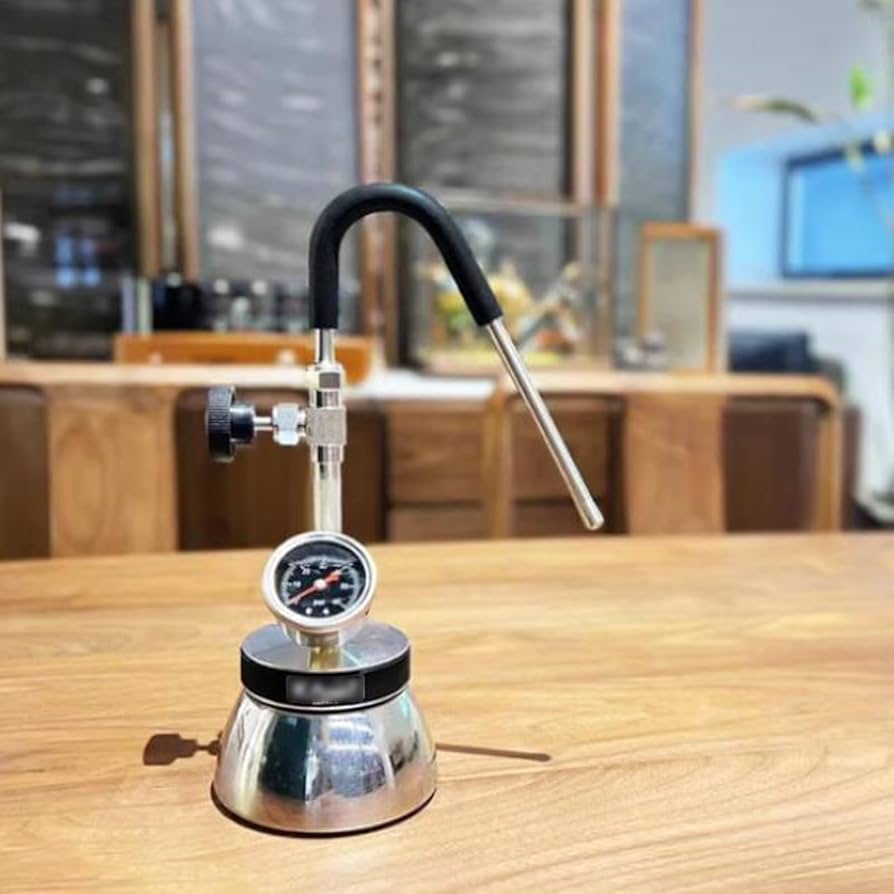 Amazon | 屋外ミルク泡立て器、蒸気沸騰水泡立て機、3穴ノズル、空気圧