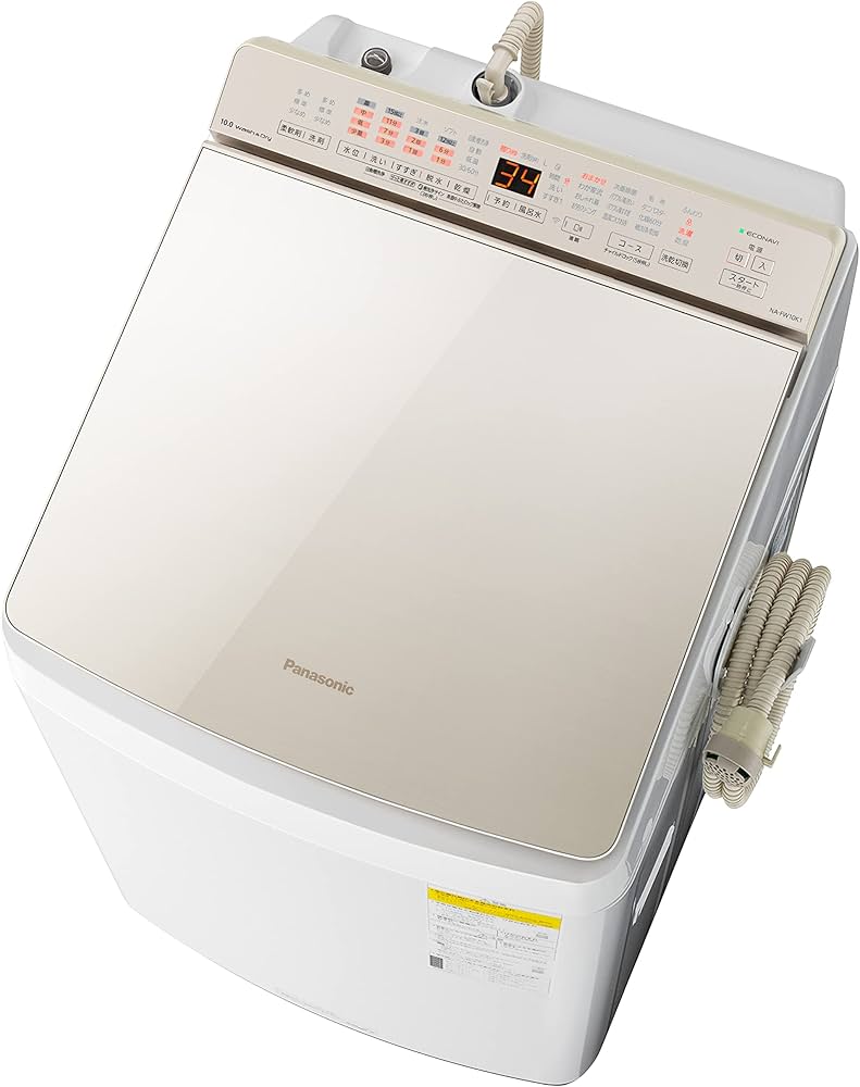 Amazon | パナソニック 洗濯乾燥機 洗濯10kg/乾燥5kg シャンパン NA