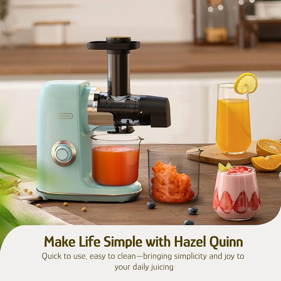 Amazon.com: Hazel Quinn Masticating Juicer - Cold Press Slow